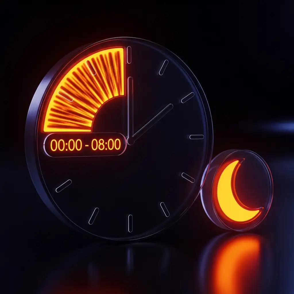 Night Special Bonus Clock: 00:00 - 08:00 Highlighted