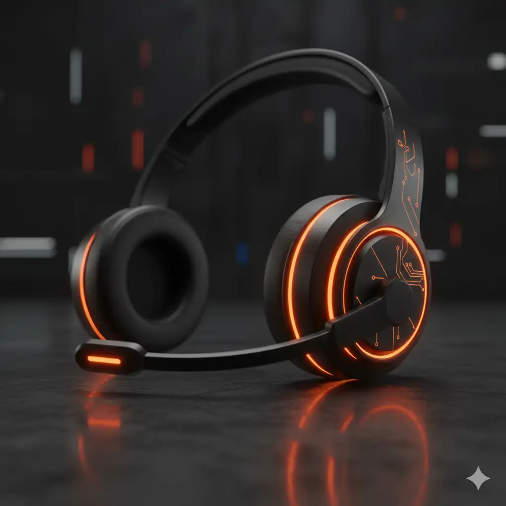 24/7 Live Support Headset Visualization