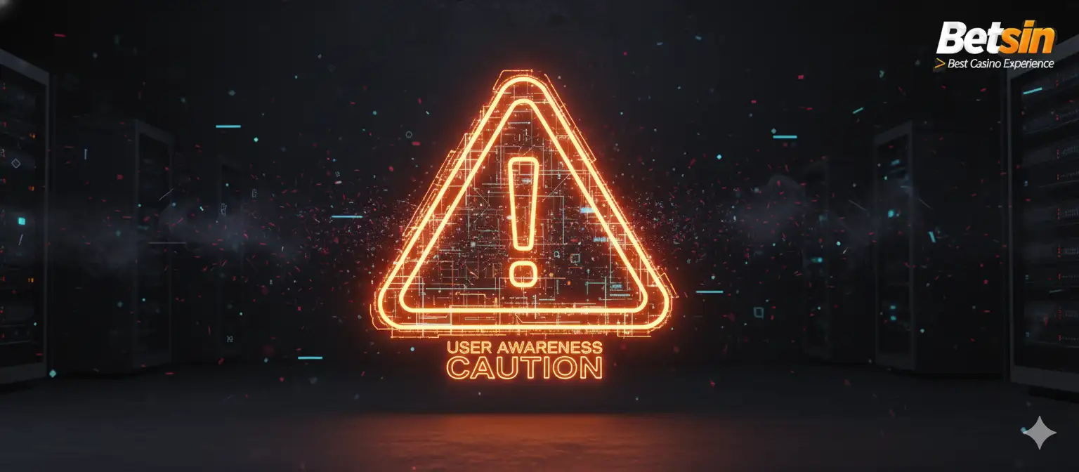 Holographic Warning Sign: User Awareness Alert