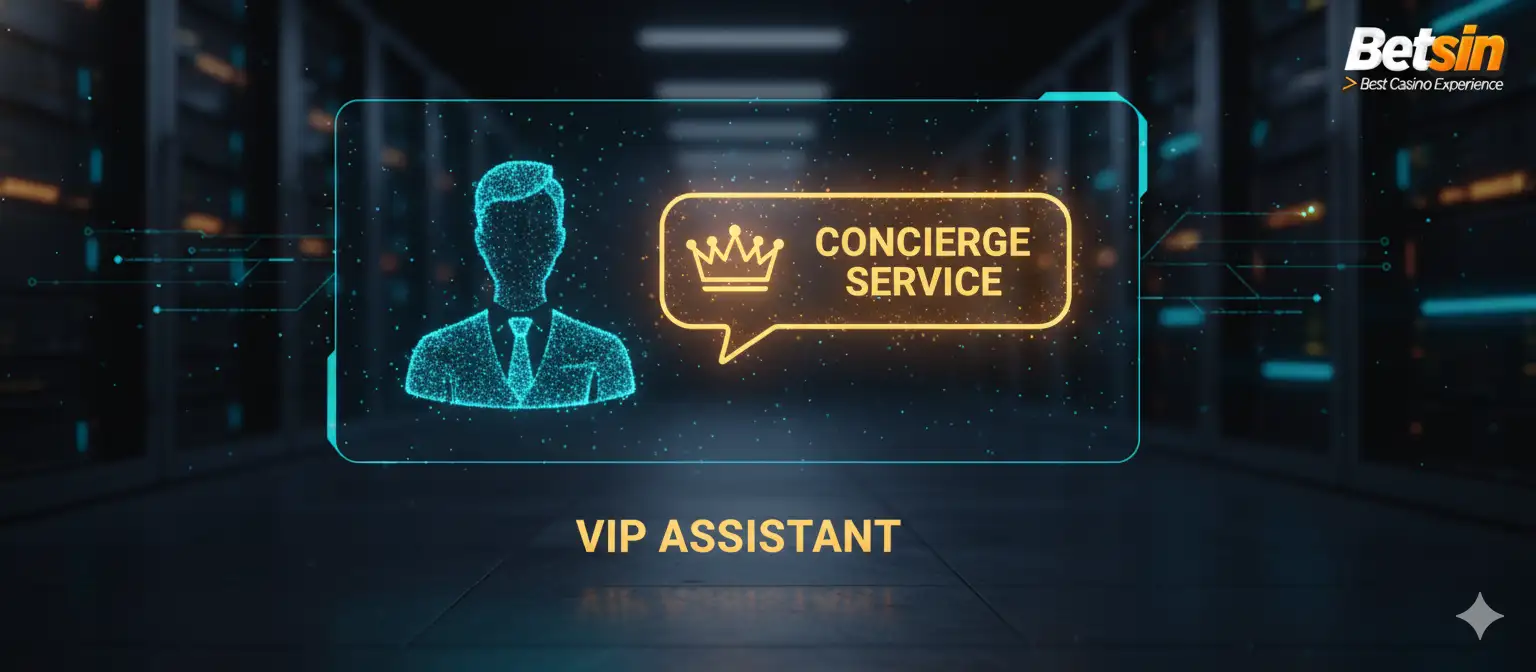 Holographic Personal Assistant Icon with VIP Crown